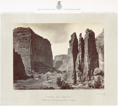 Canyon de Chelly, 1873 da Timothy O